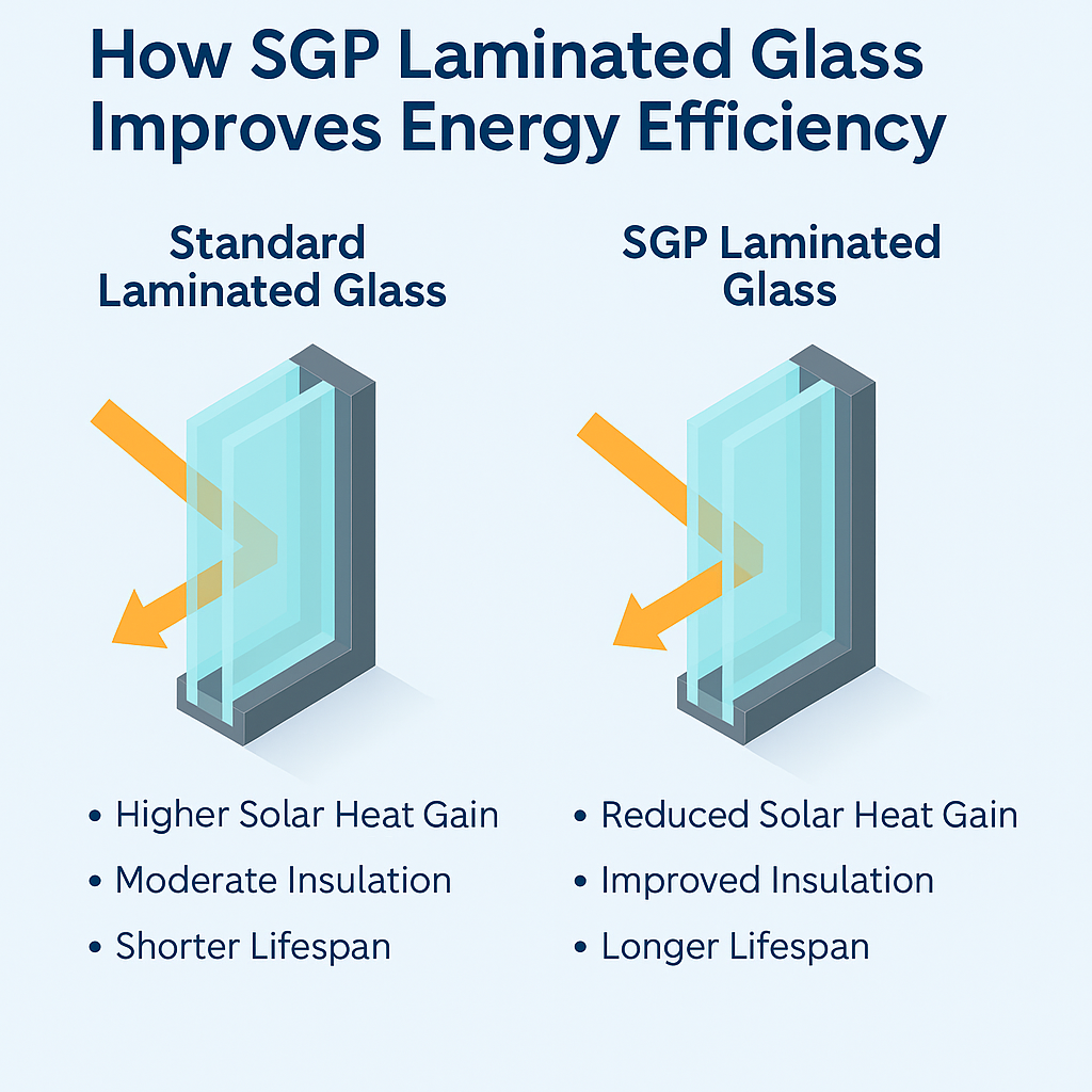 SGP laminated glass