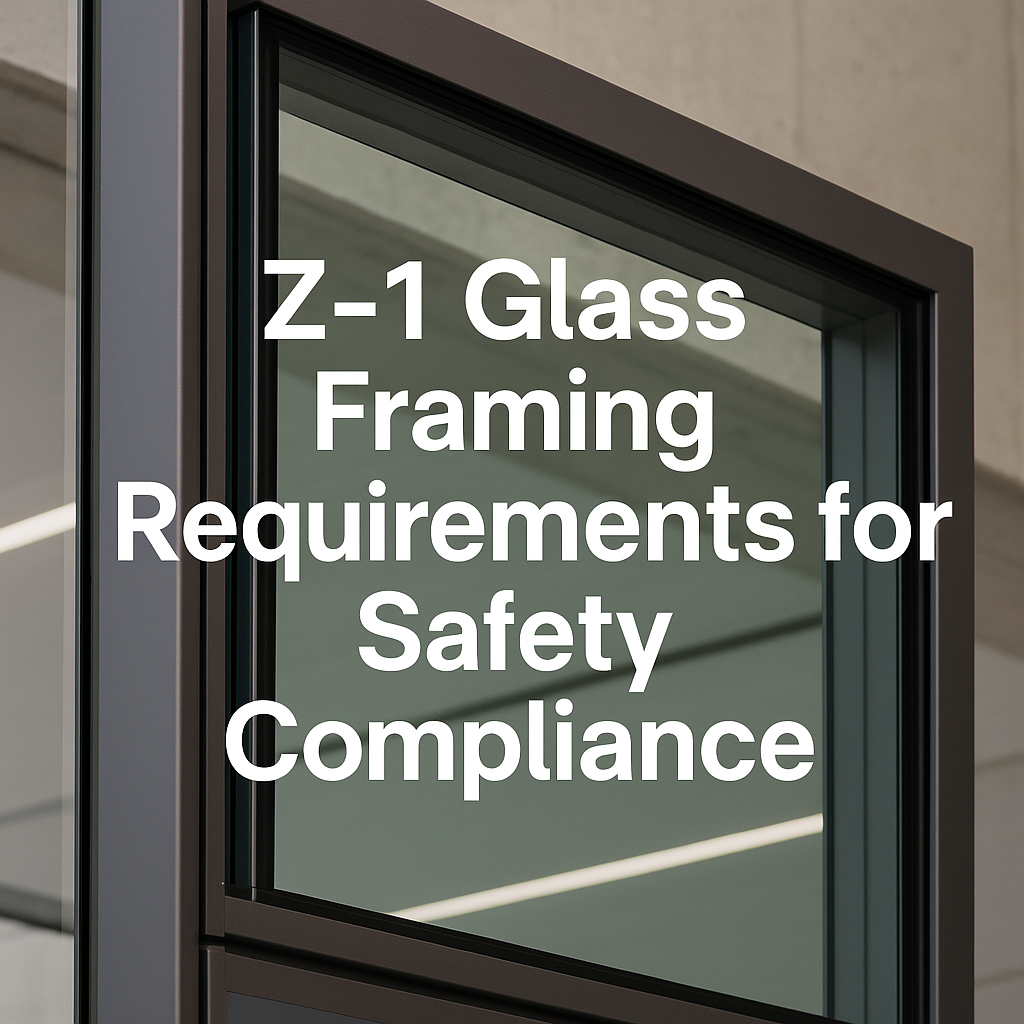 Z-1 Glass Framing Requirements for Safety Compliance