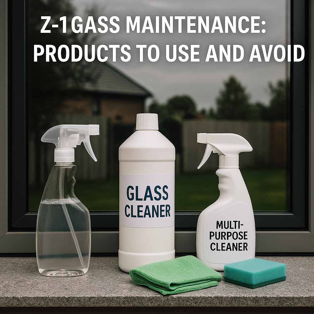Z-1 Glass Maintenance: Products to Use and Avoid